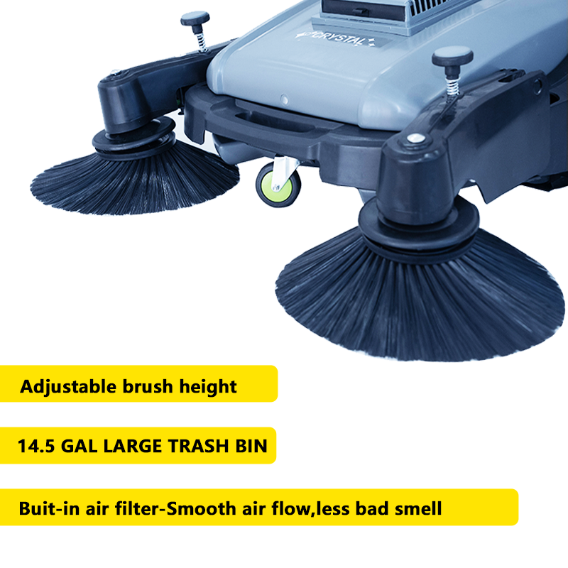 Happy Combo B: CR21 Floor Scrubber + Sweeper+“Rubber + Defoam + Cleaner Kit”
