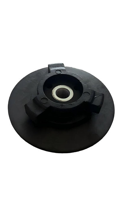 Flange of brush motor for floor scrubber