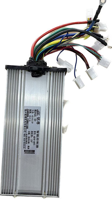 Controller for ride-on floor scrubber