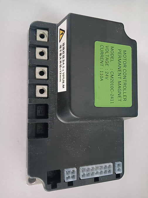 Controller for ride-on floor scrubber