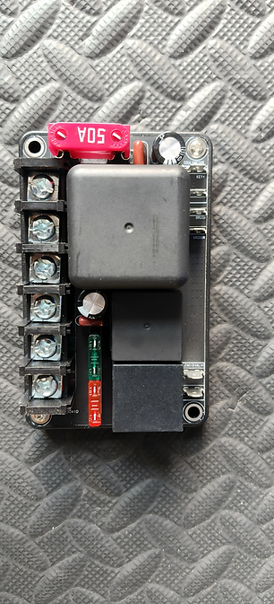 Controller for hand-push floor scrubber