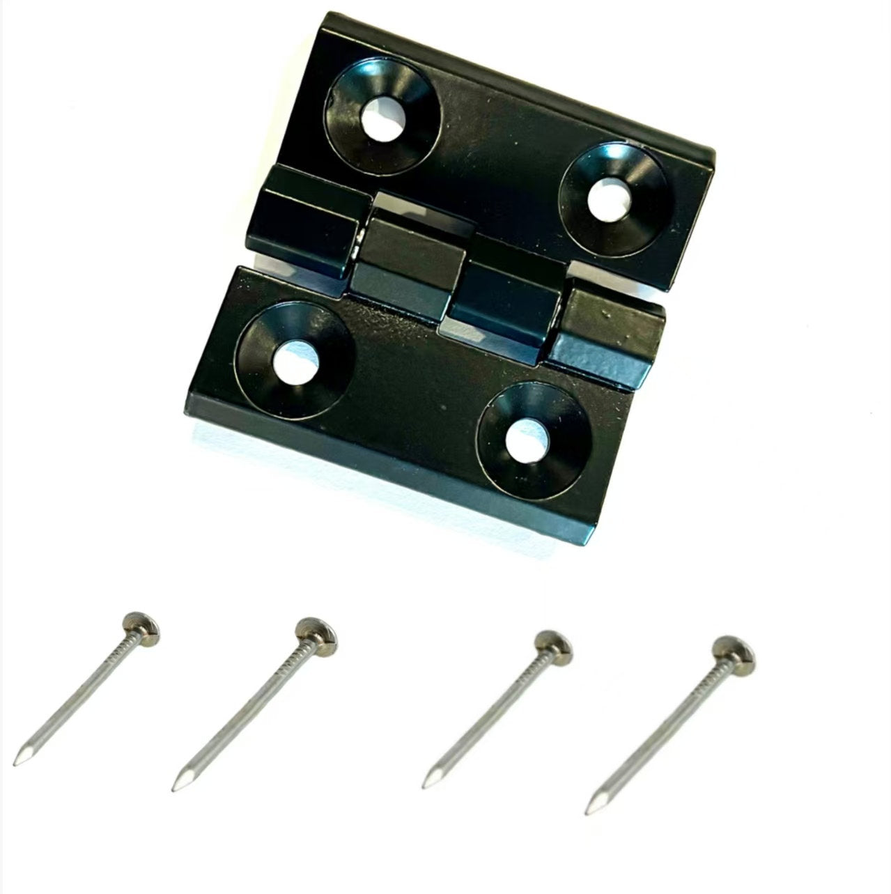 Hinge for floor scrubber