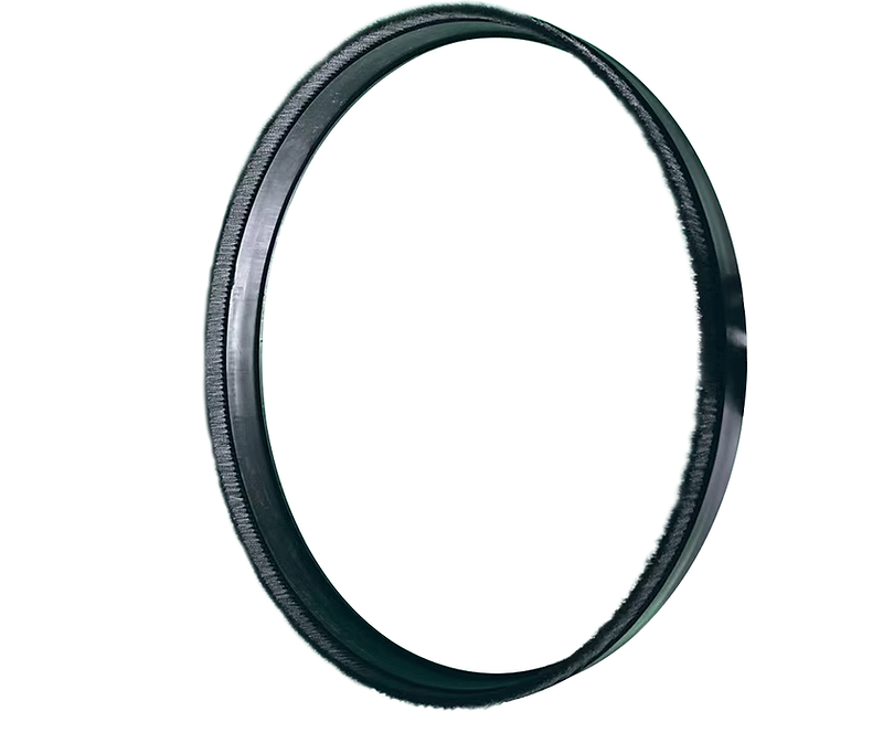 Floor scrubber brush ring