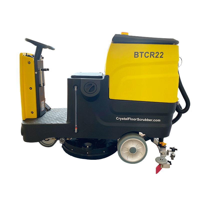 30 Gal Ride-On Floor Scrubber BTCR22, Big Tank Less Trips and Effort