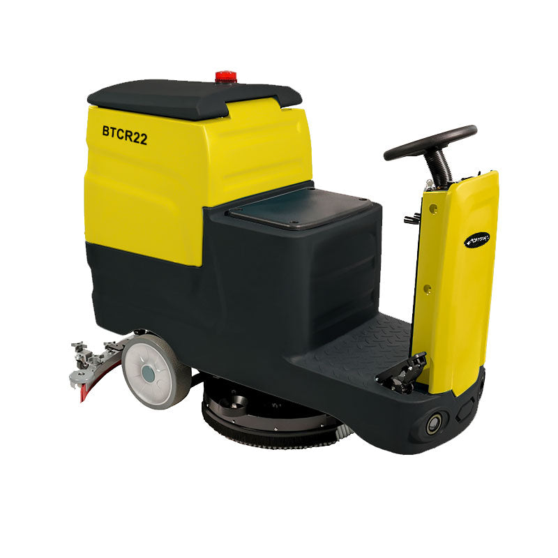 30 Gal Ride-On Floor Scrubber BTCR22, Big Tank Less Trips and Effort