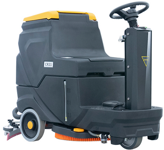 Ride-On Floor Scrubber CR21 with a Complete Set of Parts