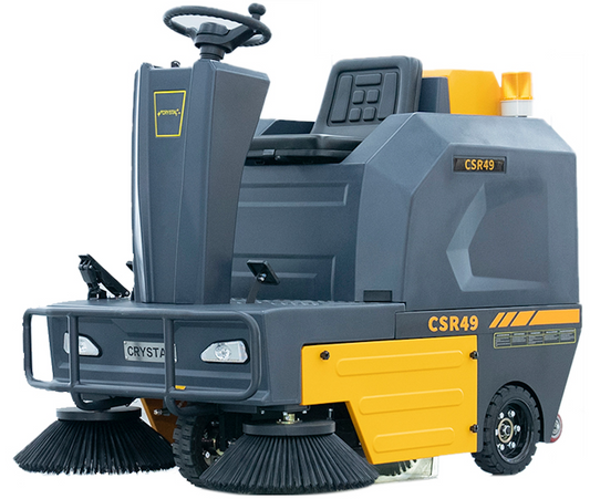 49" Ride-On Floor Sweeper, 21Gal 48V 4*67Ah, CSR49