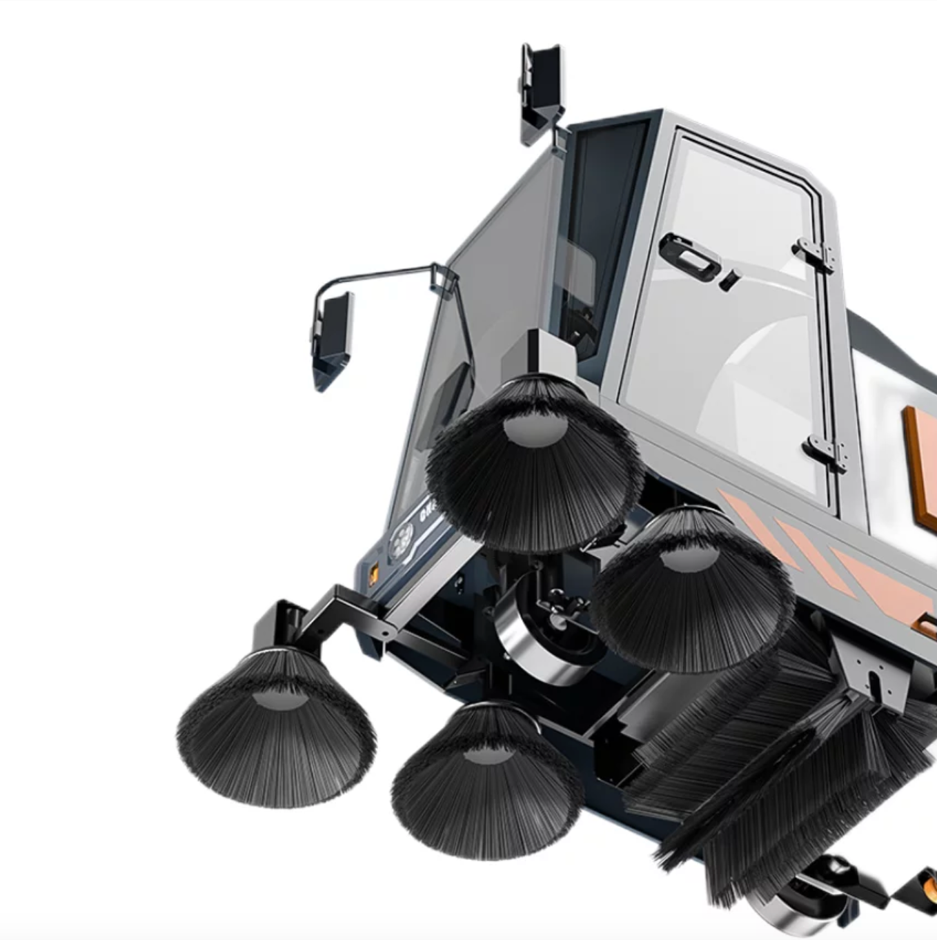 75" Ride-On Floor Sweeper, 48 Gal 48V 4*100Ah, CSR75