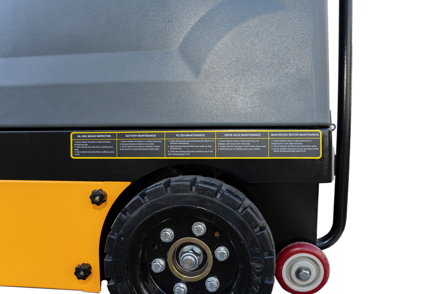 Ride-On Floor Sweeper, 48V 4*67Ah, Water Mister, Dust shaking, Vacuum Sweeper 40