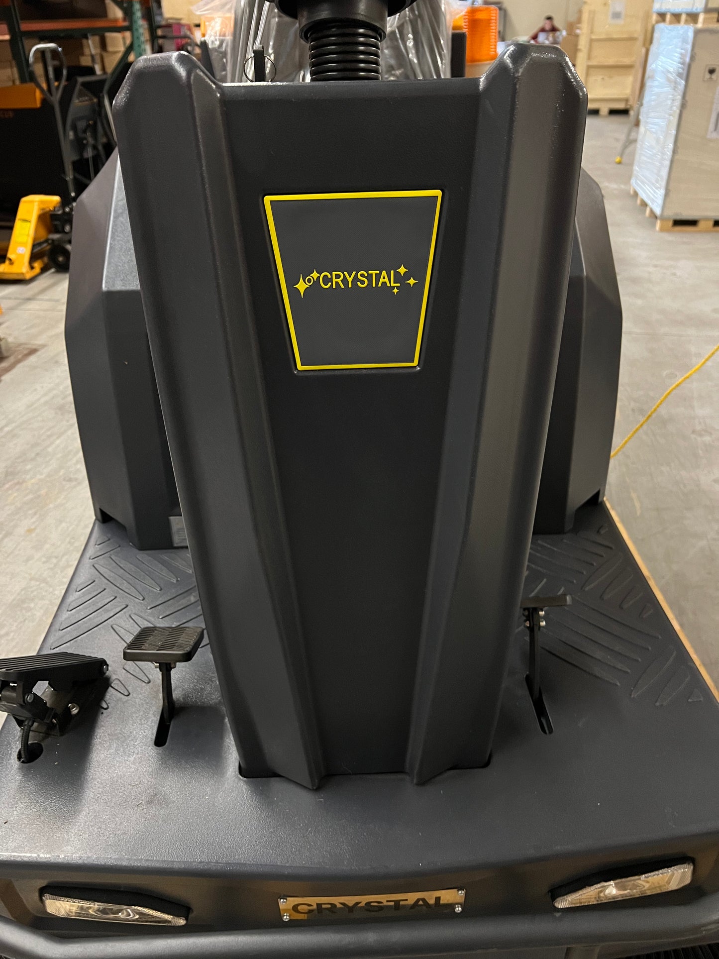 Used 49" Ride-On Floor Sweeper, 21Gal 48V 4*67Ah, CSR49