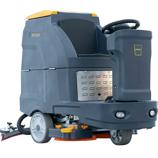 30" 37 Gal Auto Ride-On Industrial Floor Scrubber, BTCR30
