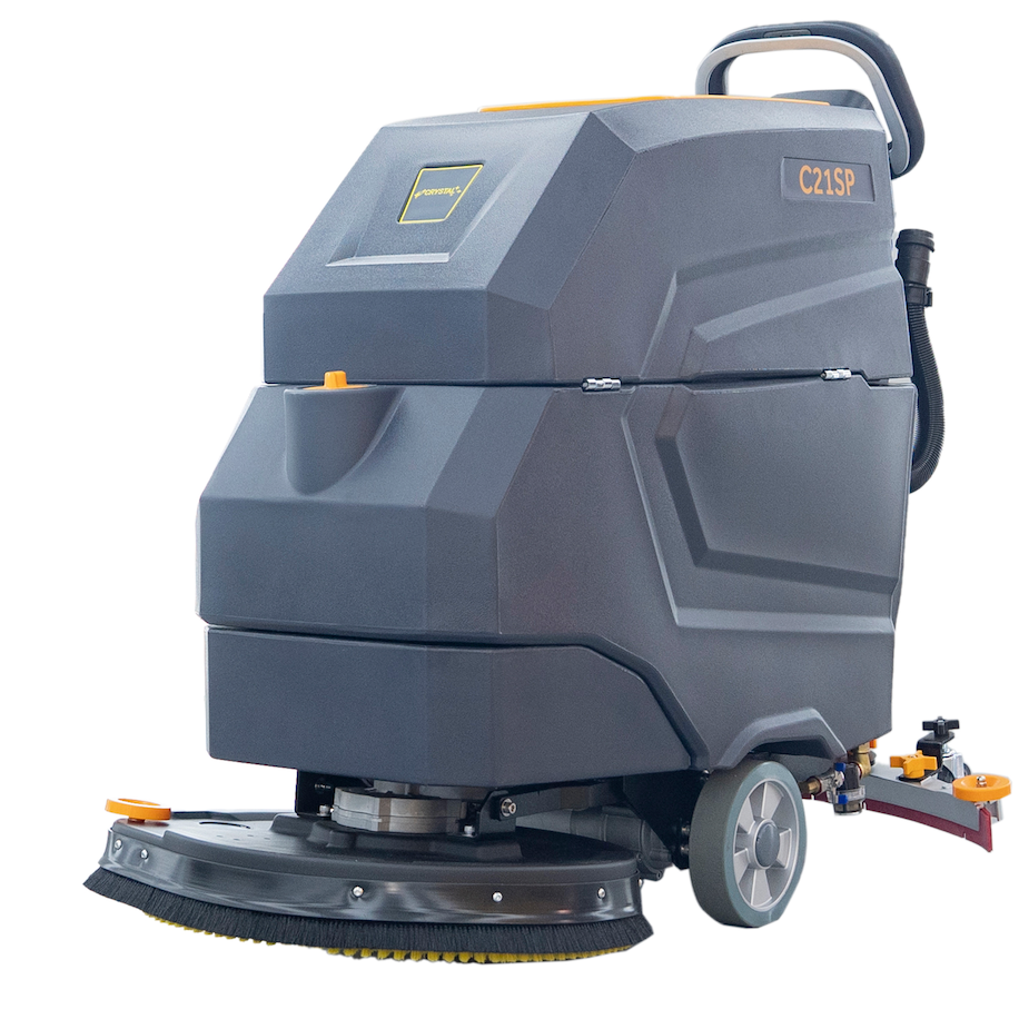 21" 17 Gal Self-Propelled Floor Scrubber with a Complete Set of Parts, C21SP