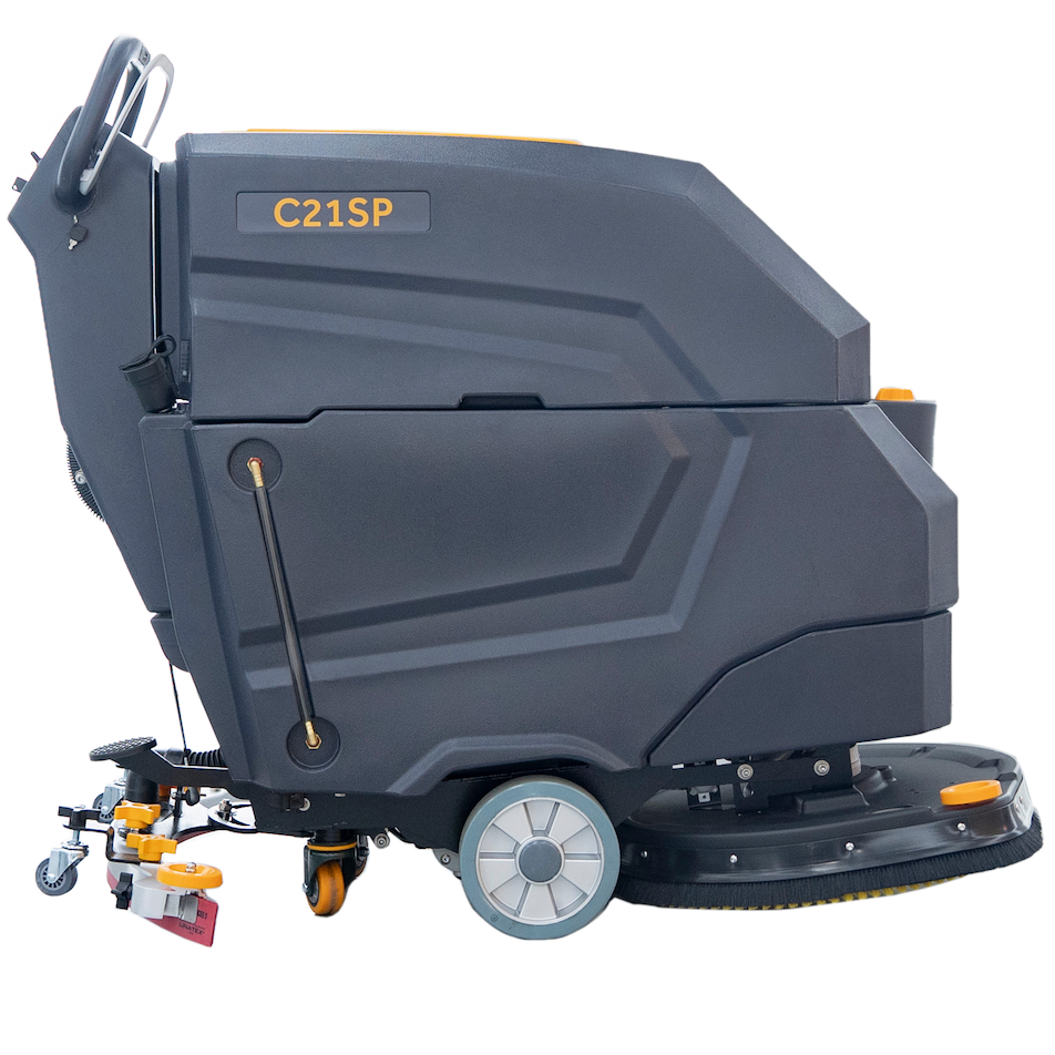 21" 17 Gal Self-Propelled Floor Scrubber with a Complete Set of Parts, C21SP