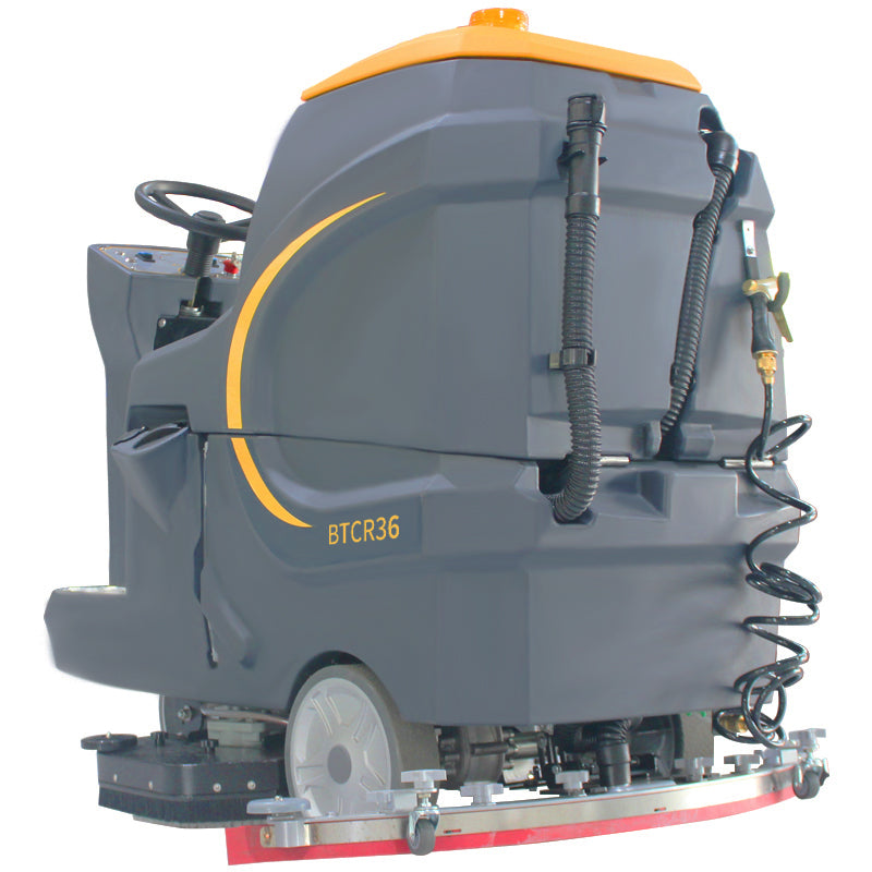 36" 45 Gal Auto Ride-On Industrial Floor Scrubber, BTCR36