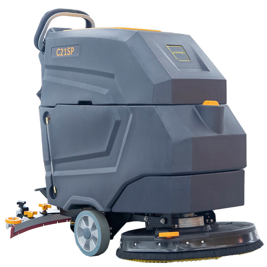 21" 17 Gal Self-Propelled Floor Scrubber with a Complete Set of Parts, C21SP