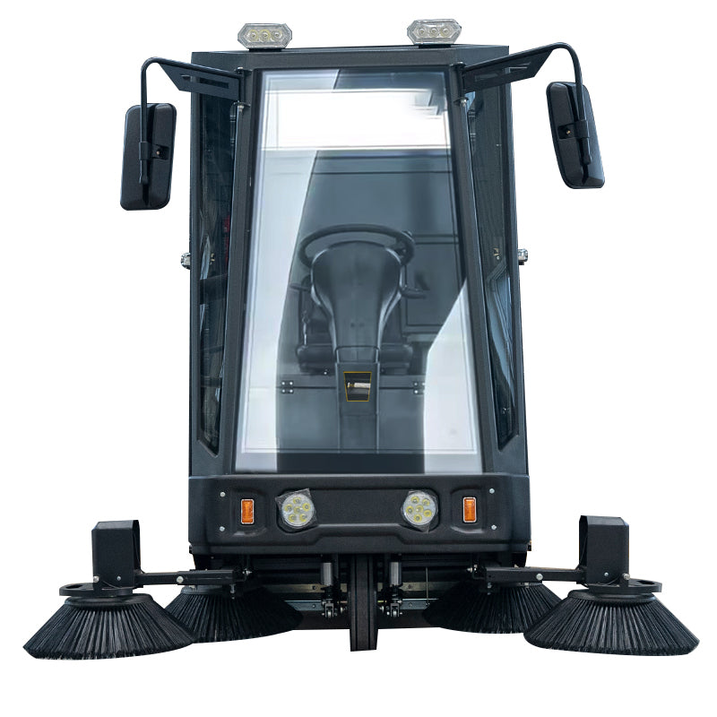 75" Ride-On Floor Sweeper, 48 Gal 48V 4*100Ah, CSR75