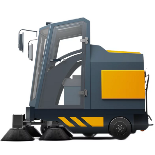 75" Ride-On Floor Sweeper, 48 Gal 48V 4*100Ah, CSR75