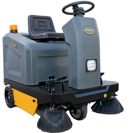 Ride-On Floor Sweeper, 48V 4*67Ah, Water Mister, Dust shaking, Vacuum Sweeper 40