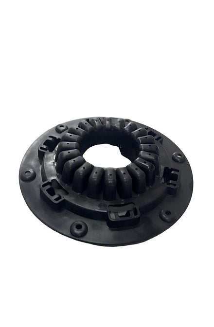 Flange of brush motor for floor scrubber