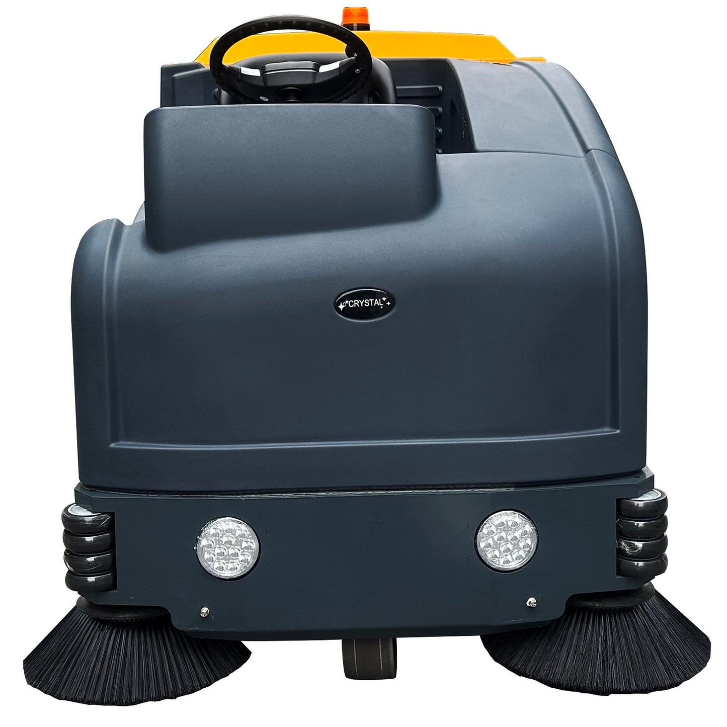 TigerDuo57 Ride-On Sweeper Scrubber – Sweep & Scrub in One Pass, 118,000 sq ft/h