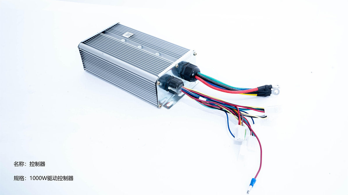 Controller for ride-on floor scrubber