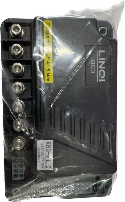 Controller for ride-on floor scrubber