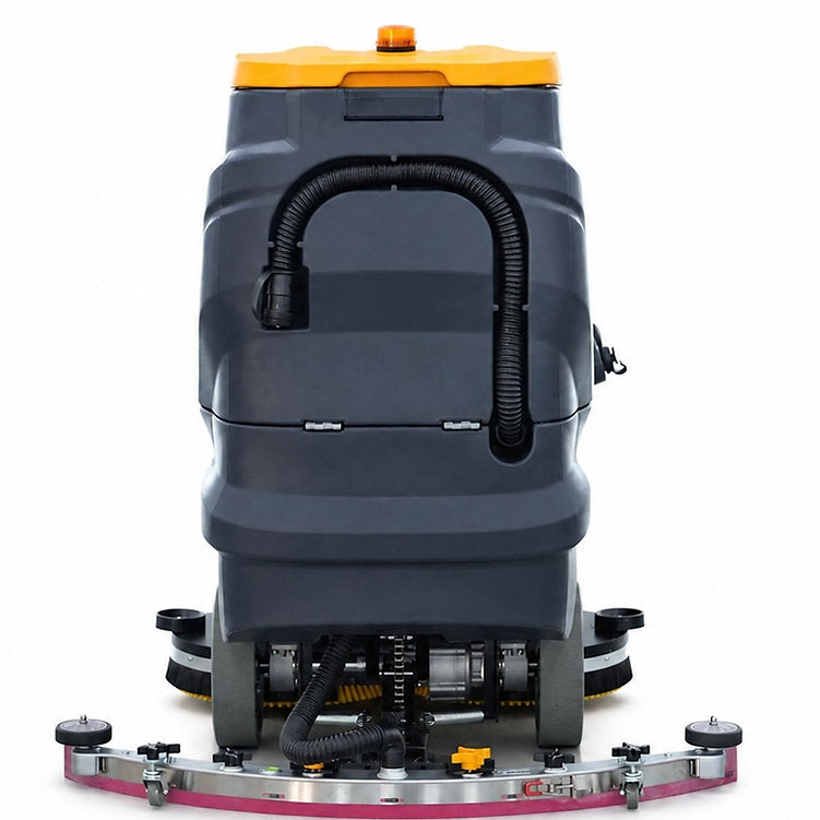 34" 40 Gal Ride-On Industrial Floor Scrubber with 4 *240 Ah Batteries, BTCR34
