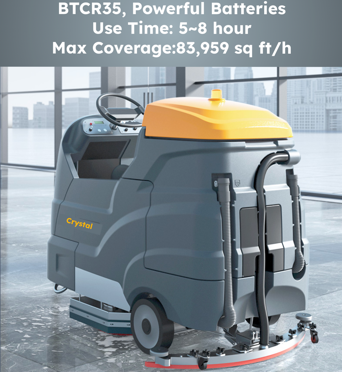 Baseboard Scrubber Machine 35