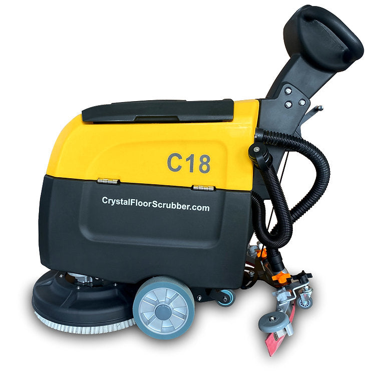 Happy Combo A: C18 Floor Scrubber + Floor Sweeper + 6 Mo Accessories