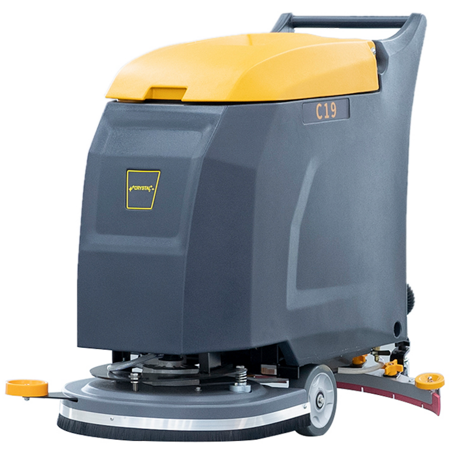 Used Battery Powered Floor Scrubber with a Complete Set of Parts, C19