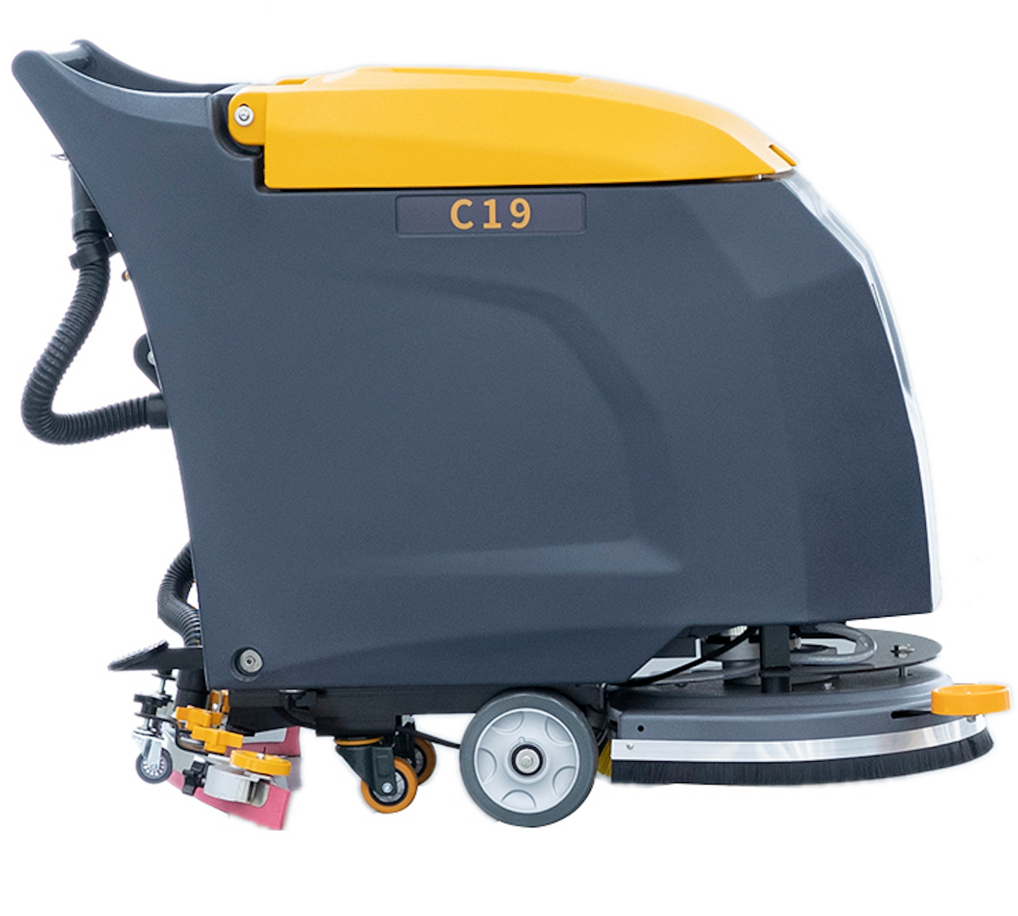 Used Battery Powered Floor Scrubber with a Complete Set of Parts, C19