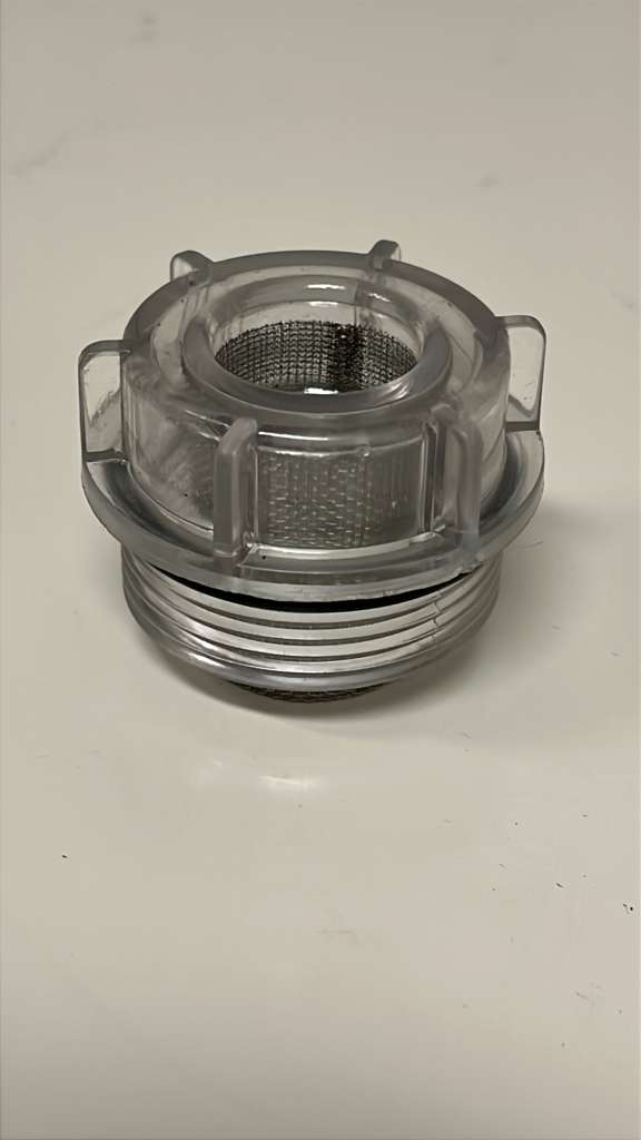 Water Filter cap for floor scrubber