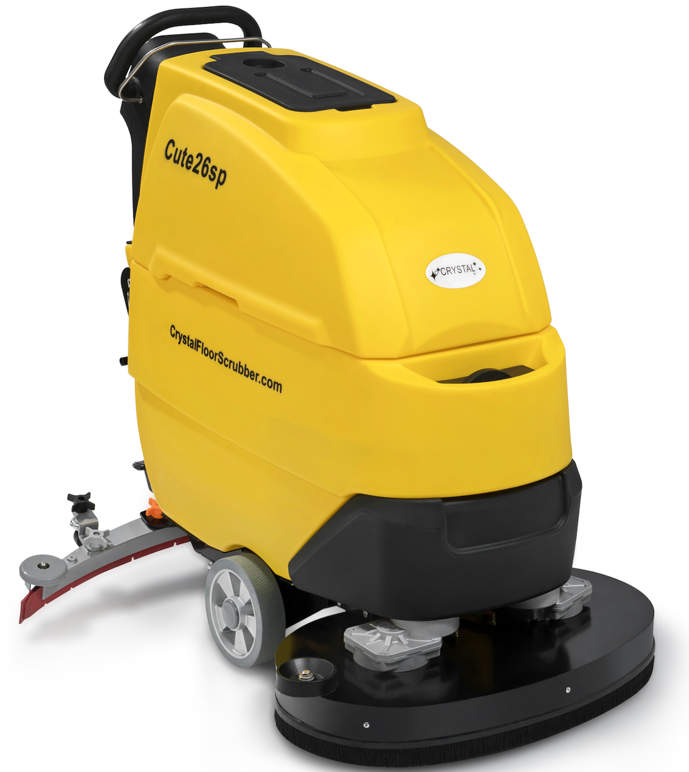 26" 17 Gal Auto Floor Scrubber With Traction Drive, Cute26SP