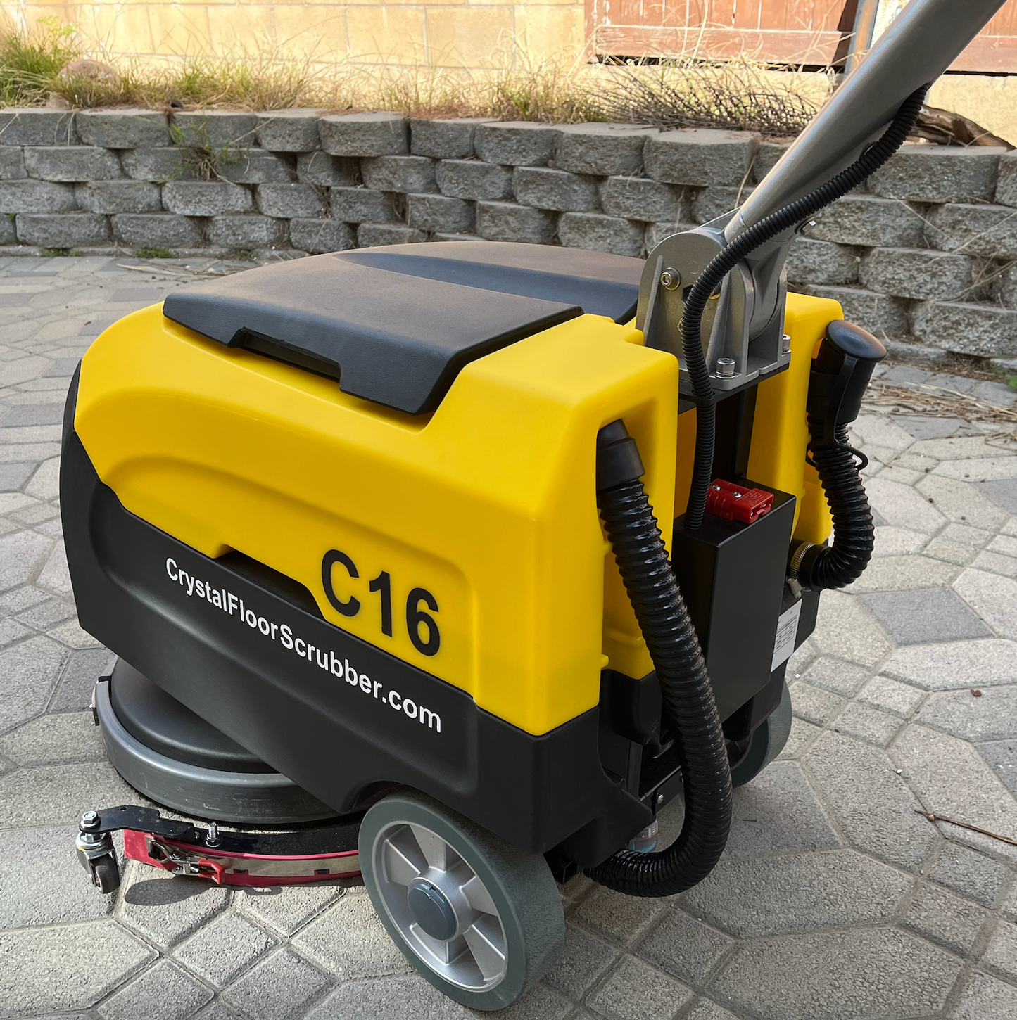 Used Battery Floor Scrubber C16, 16" Cleaning Path