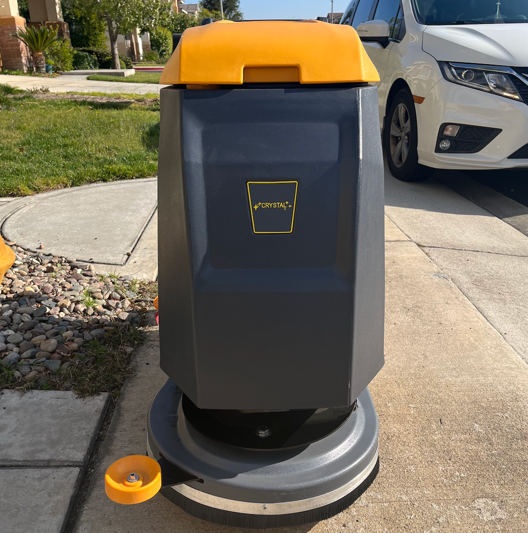 Used Battery Powered Floor Scrubber with a Complete Set of Parts, C19