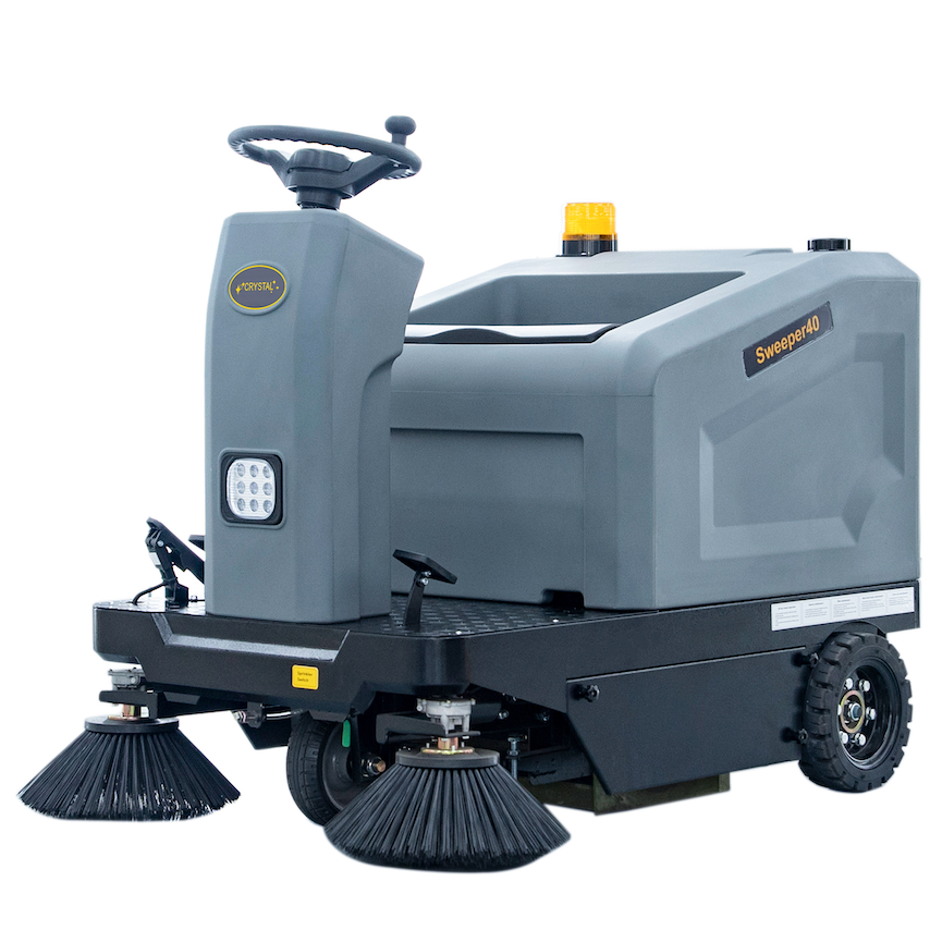 Ride-On Floor Scrubber CR21 + Ride-On Floor Sweeper40