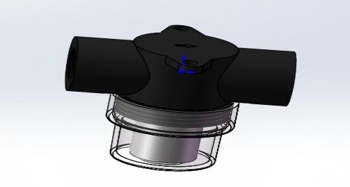 Clean water filter for floor sweeper