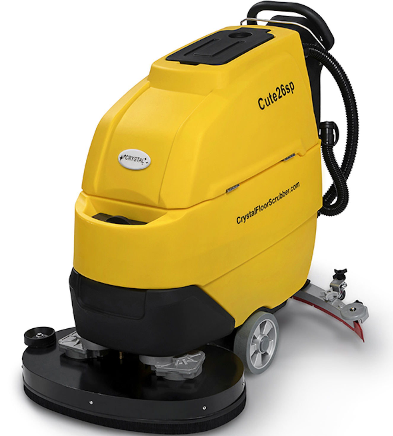 26" 17 Gal Auto Floor Scrubber With Traction Drive, Cute26SP